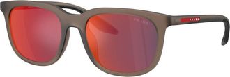 Prada Sunglasses, unisex, Gray, Size: 54 MM PS B09Su Sunglasses