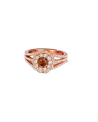 Le Vian 14K Rose Gold 1.29 ct. tw. Diamond Centerstone Ring