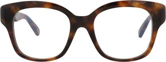 POMELLATO Novelty 52mm Square Optical Glasses in Havana Havana Transparent at Nordstrom Rack