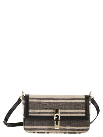 Furla Iride tas van leer en stof S