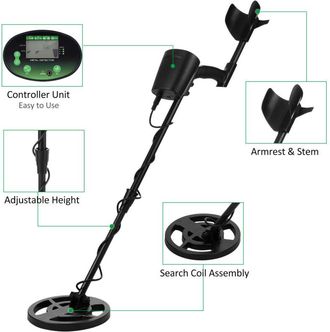 OEM Detector De Metales Para Adultos Y Ni&ntilde;os, Profesional, De Alta Precisi&oacute;n Y Sensibilidad, Resistente Al Agua Para Metales Y Oro, Con Pantalla Lcd, Modo