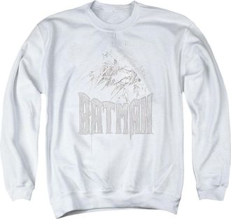 Gildan Batman Knight Sketch Adult Crewneck Sweatshirt