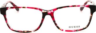 Guess GU2848 Acetate Frame Eyeglasses - Pink