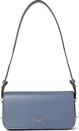 Kate Spade New York Liv Shoulder Bag Shoulder Womens Handbags Cinder Grey, Leather