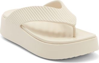 Crocs Getaway Groove Platform Flip Flop in Sandstone at Nordstrom Rack, Size 11 Womens / 9 Mens