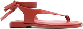 A.Emery Heidi Flat Sandals - Womens - Leather