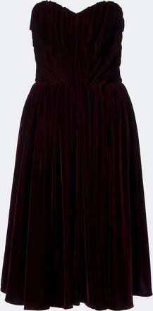 Dolce & Gabbana Velvet bustier dress