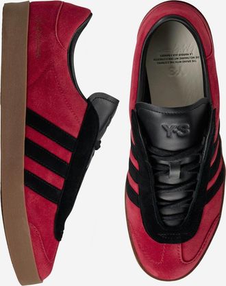 adidas Mens Trainers Gazelle Active Maroon-Black Leather Maroon/black Sneaker