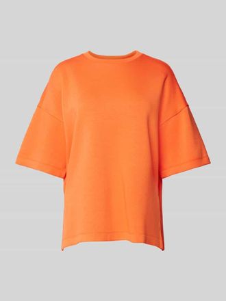 Moss Copenhagen Sweatshirt mit 1/2-Arm Modell Bessia in Orange, Gr&ouml;&szlig;e XS/S