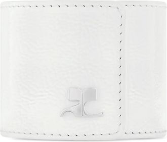 Courr&egrave;ges Armband met logo - Wit