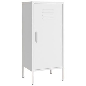 Berkfield Home Storage Cabinet White 42.5x35x101.5 cm Steel