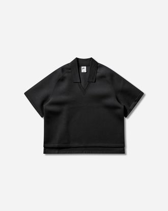 Nike Women s Shortsleeve Fleece Top Black