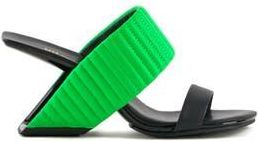 United Nude Loop Hi Puffier Sandals in Fluo Green Puffier at Nordstrom, Size 38