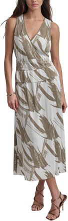 DKNY Dkny Print Plisse Tie Top
