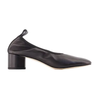 Aeyde Womens Gemma Pumps - Aeyde Leather Black Calfskin Shoes