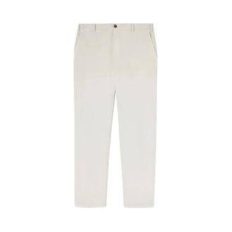 Agnona Heren, Broeken, Beige, Maat: XL Katoen