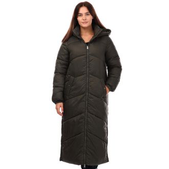 Vero Moda Womens Vero Moda Uppsala Long Coat in olive