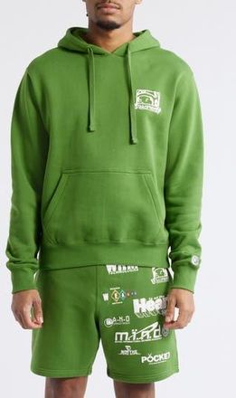 Billionaire Boys Club WHM Cotton Graphic Hoodie in Cactus at Nordstrom Rack, Size Xx-Large