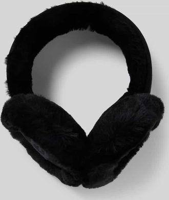UGG Ohrenwärmer aus Lammfell mit Label-Stitching in Black, Größe 1