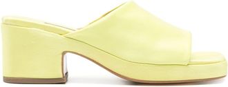 Stine Goya Borage sandals - women - Fabric/Calf Leather/Polyurethane/Fabric - 39 - Green