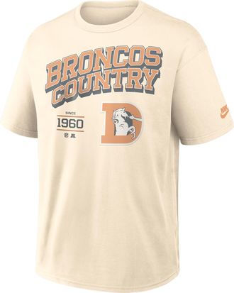 Nike Denver Broncos Max90 Nike Mens NFL T-Shirt in Brown | 04T615A8WV-S0W