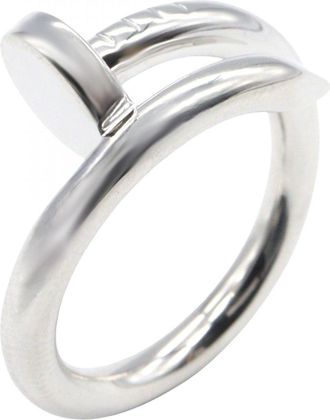 Cartier White Gold White Gold (18K) Band Ring (Pre-Owned)