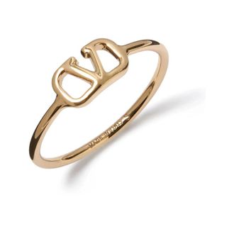 Valentino Garavani Rings, female, Yellow, 50 MM, Jewellery Valentino Garavani