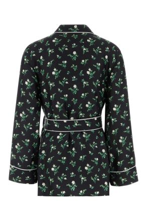 Dolce & Gabbana F5i89tis13g Hx6cb Rosmughbcofnero Exterior: Silk Camicie Shirt