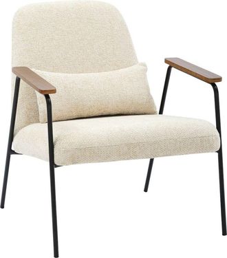 Signature Sill&oacute;n de tela color lino H79 cm - alfred