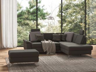 Sit&more Ecksofa &raquo;Padua L-Form&laquo; inklusive Sitztiefenverstellung, Armteilfunktion und Federkern