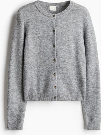 H&M Gestrickter Cardigan - Grau