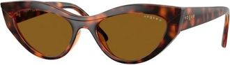 Vogue Eyewear Vo 5637Su W65683 Zonnebrillen - Dames - Zonnebrillen - Bruin - 52 MM - Nylon - Accessoires