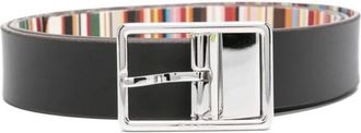 Paul Smith Cinturones de Cuero Negro Cortados a Medida - Accessories - Hombre - Negro - ONE SIZE