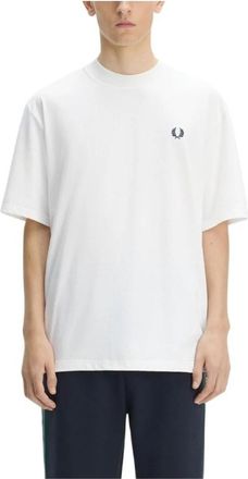 Fred Perry T-Shirts - Heren - T-shirts - Wit - XL - Katoen - Tops
