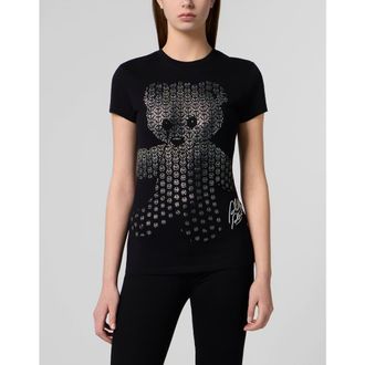 Philipp Plein T-Shirt Sexy Pure Fit Teddy Teddy Bear Women in Black at Nordstrom, Size X-Small