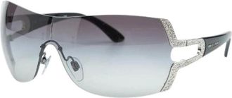 Bulgari Pre-owned Accessories, female, Black, Size: ONE SIZE Pre-owned Sunglasses 6038-B