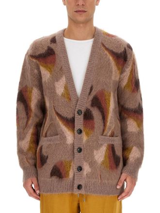 Etro Brown V Neck Cardigans