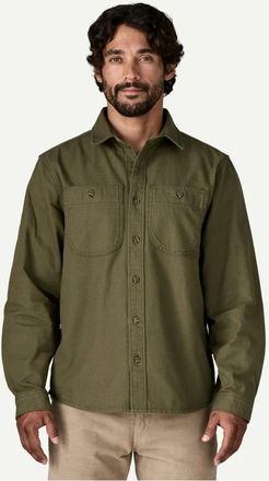 Patagonia Point Reyes Canvas Shirt - Heren - Casual Overhemden - Groen - S - Katoen - Overhemden