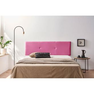 Moonia Cabecero Tapizado Alma Polipiel 90x50x5 Cm - Rosa Moonia