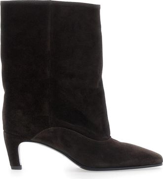 Strategia Amber Bootie - Dames - Laarzen met Hak - Bruin - 39 EU - Leer - Schoenen