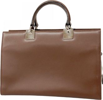 Ferragamo Leather Handbag (Pre-Owned)