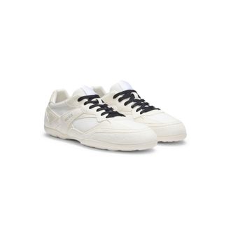 HUGO BOSS Mixed-material trainers with open mesh