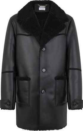 Philipp Plein Long Eco Shearling Jacket