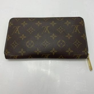 Louis Vuitton Brown Monogram Long Wallet (Bi-Fold) (Pre-Owned)