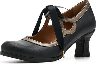 FLY London Bupy464fly Womens Shoes Black/Graph : EU 41 (US Womens 10-10.5) M, Leather