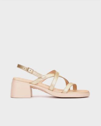 Wonders Womens Moai Sandals In Gold