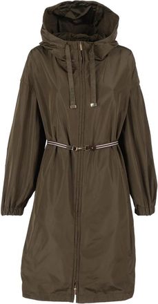 Max Mara Deserto Parka - Dames - Parka Jassen - Groen - S - Katoen - Jassen