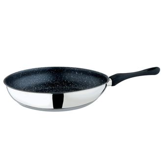 Mepra Mepra Padella In Pietra Fantasia Nero 32 Cm