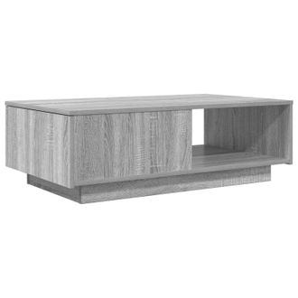 vidaXL Mesa De Caf&eacute; Gris Sonoma 95 X 55 X 31 Cm Madera De Ingenier&iacute;a Vidaxl