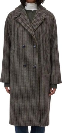 Closed Abrigo cruzado de mezcla de lana - Coats - Mujer - Verde - XS